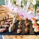 Delectable canapés for events.